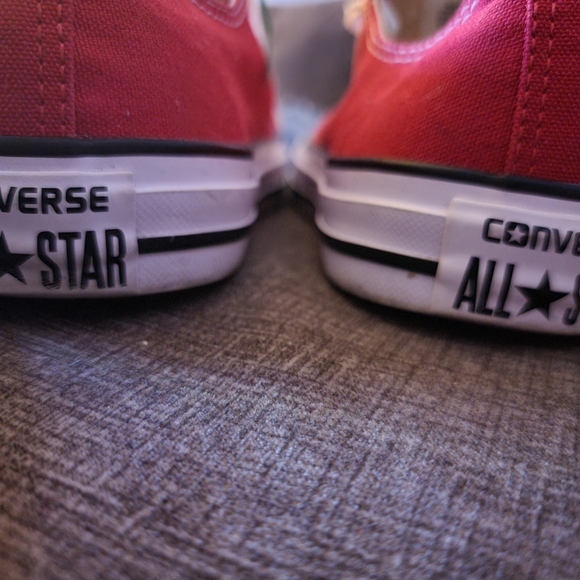 Converse Red All Star Sneakers 7.5 - Picture 4 of 5